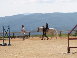 Thaty Aulas, acompanhando minha filha na pista